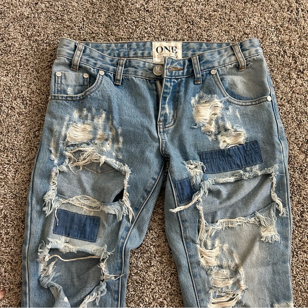 One Teaspoon Hailey Bieber Jeans - Picture 2 of 5